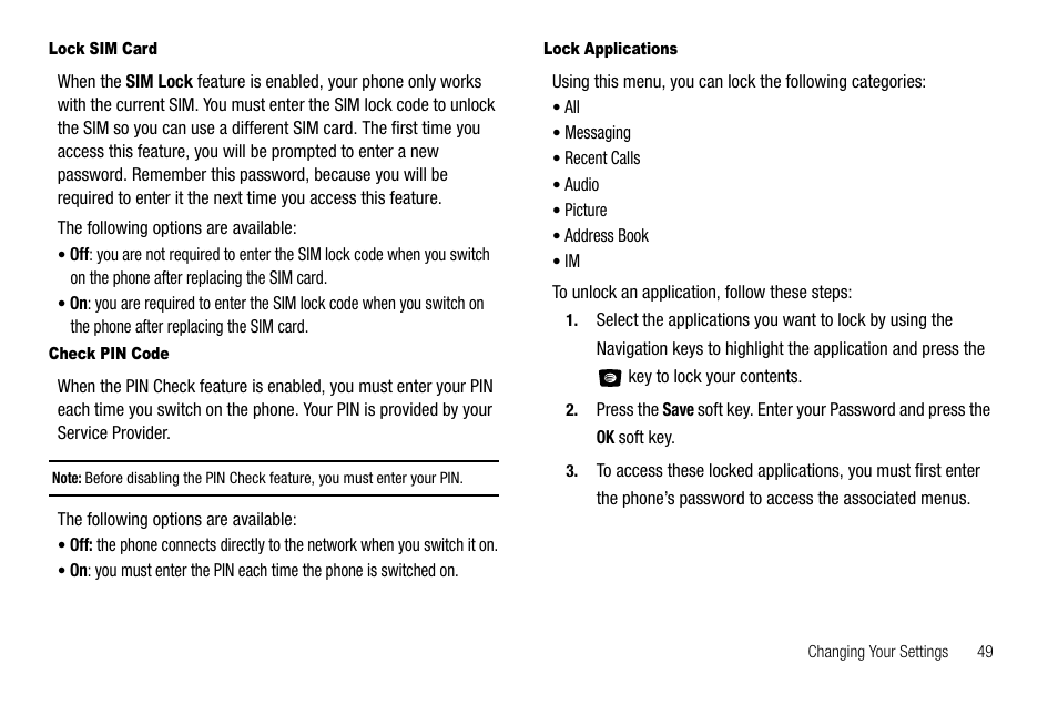 Samsung SGH-A107ZSAATT User Manual | Page 53 / 105