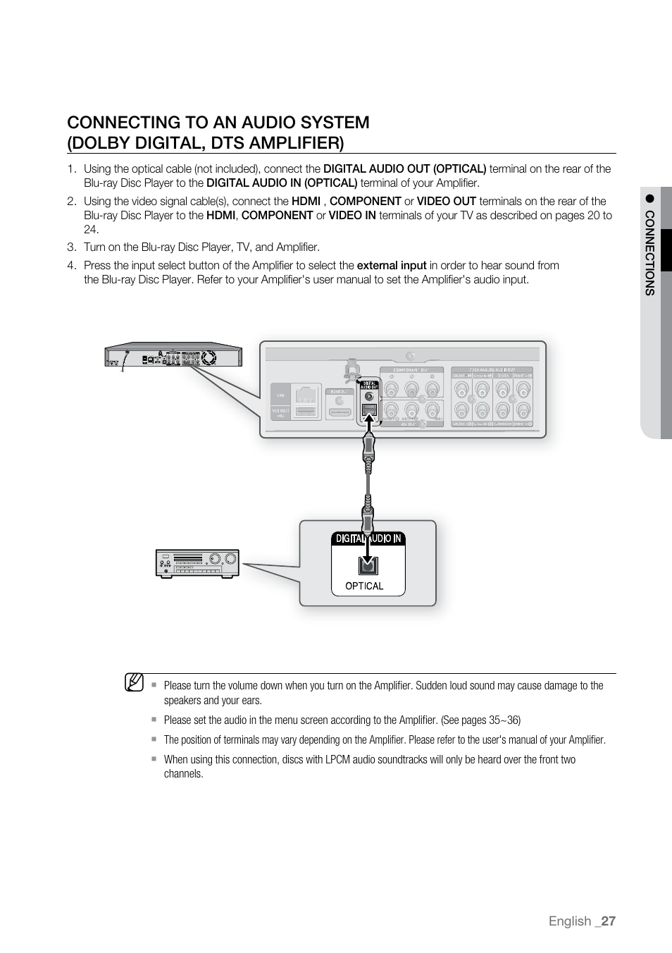 Samsung BD-P2500-XAA User Manual | Page 27 / 73