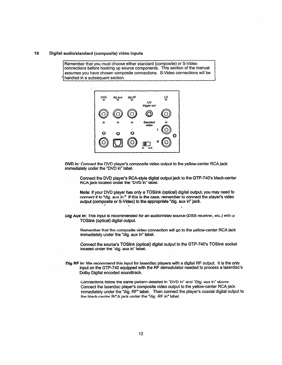 Adcom GTP-740 User Manual | Page 13 / 48