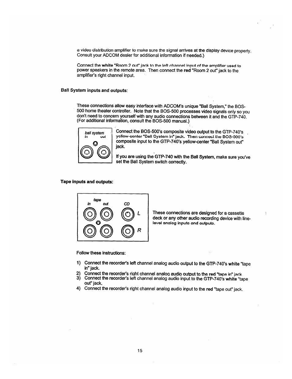 Adcom GTP-740 User Manual | Page 16 / 48