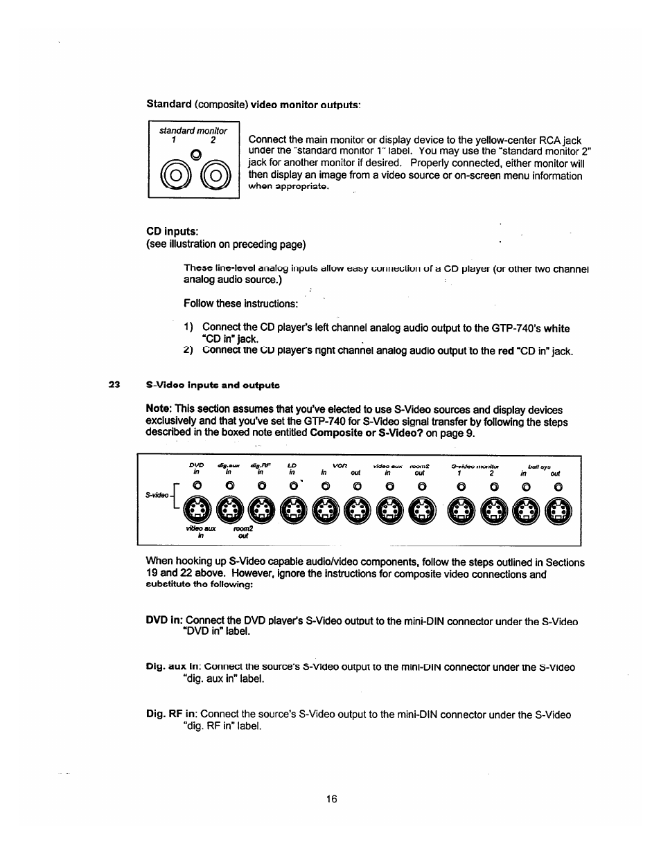 Adcom GTP-740 User Manual | Page 17 / 48