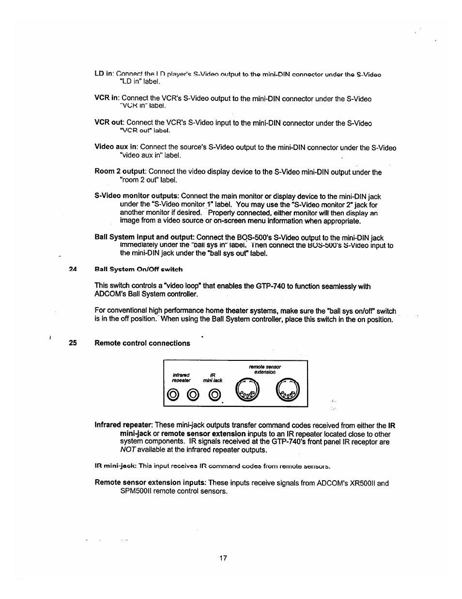 Adcom GTP-740 User Manual | Page 18 / 48