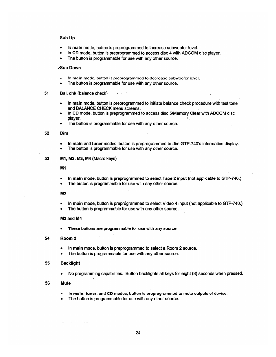 Adcom GTP-740 User Manual | Page 25 / 48