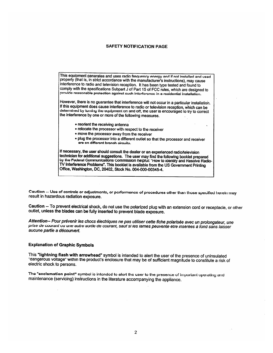 Adcom GTP-740 User Manual | Page 3 / 48