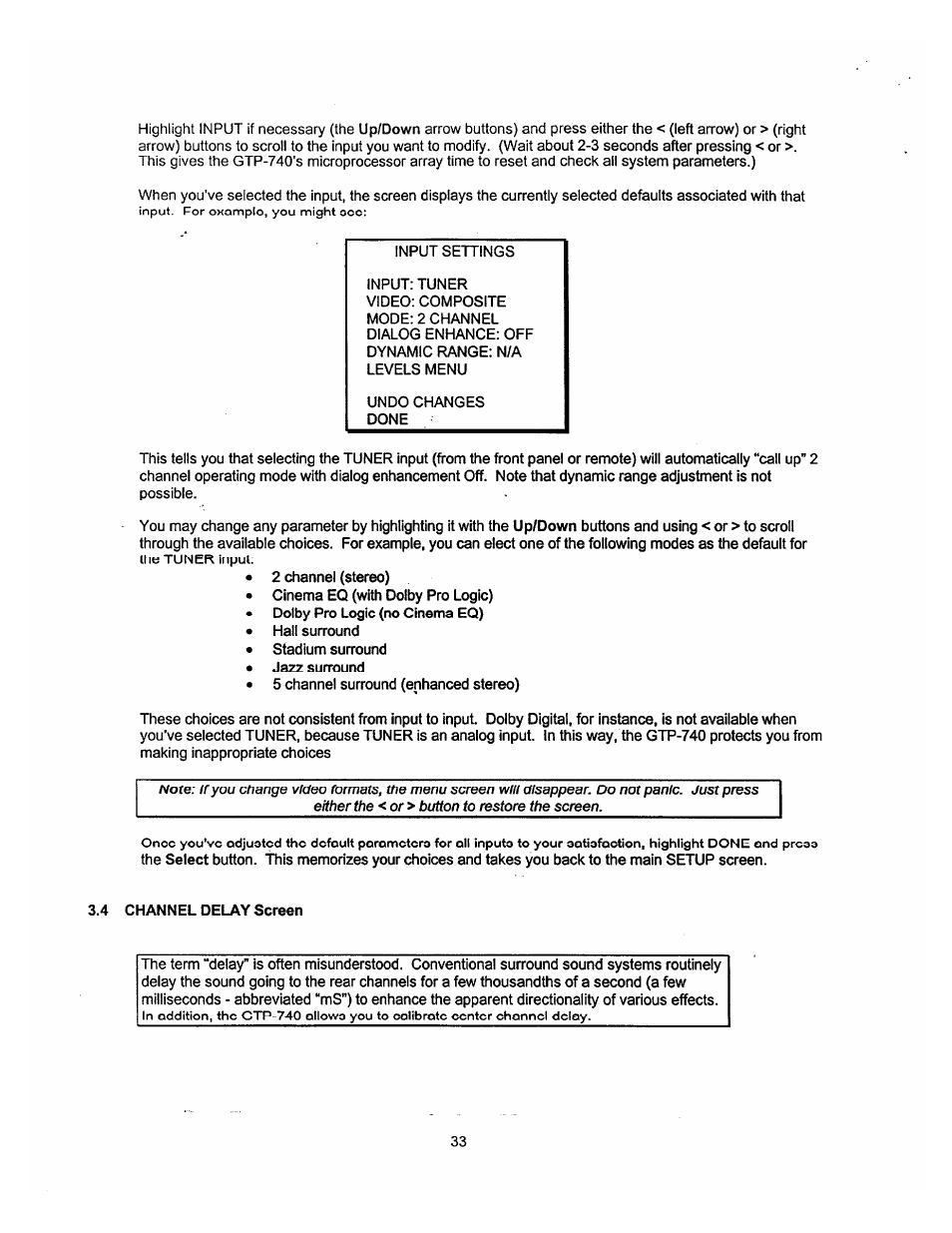 Adcom GTP-740 User Manual | Page 34 / 48