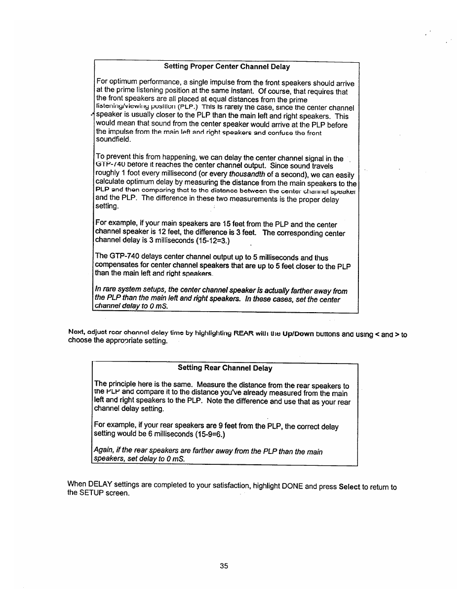Adcom GTP-740 User Manual | Page 36 / 48
