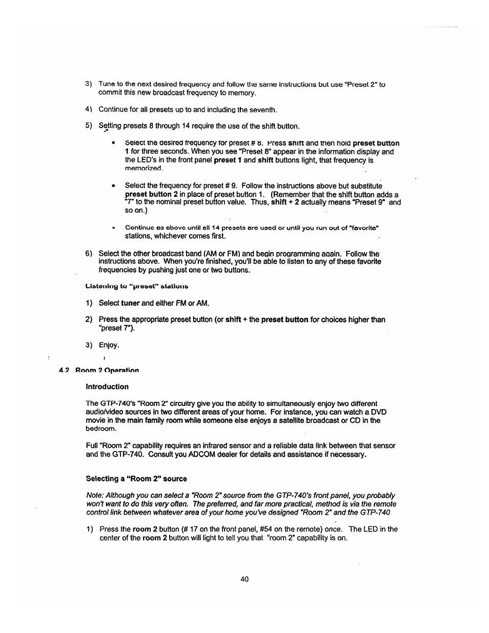 Adcom GTP-740 User Manual | Page 41 / 48