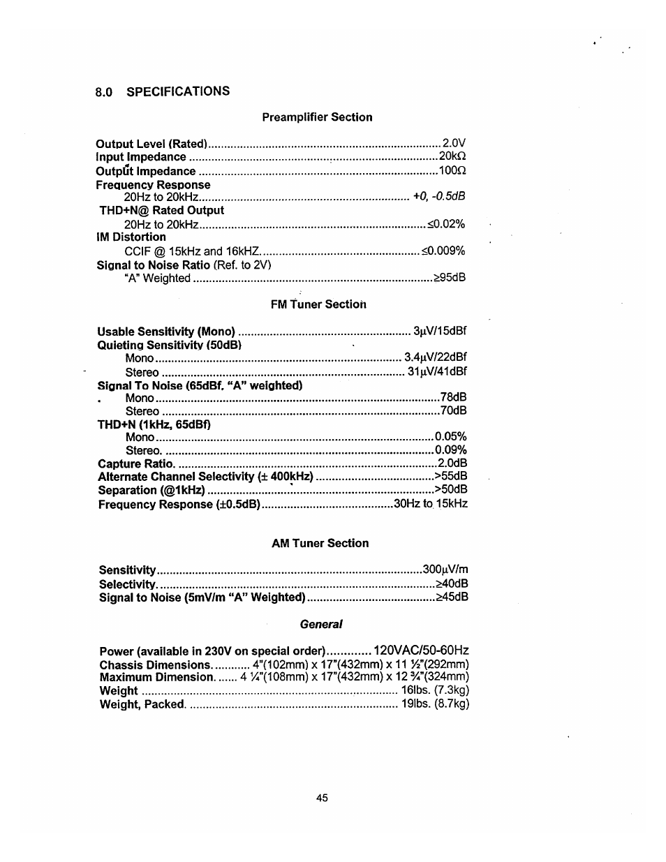 Adcom GTP-740 User Manual | Page 46 / 48