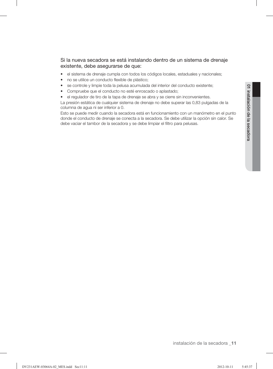 Samsung DV231AGW-XAA User Manual | Page 47 / 72