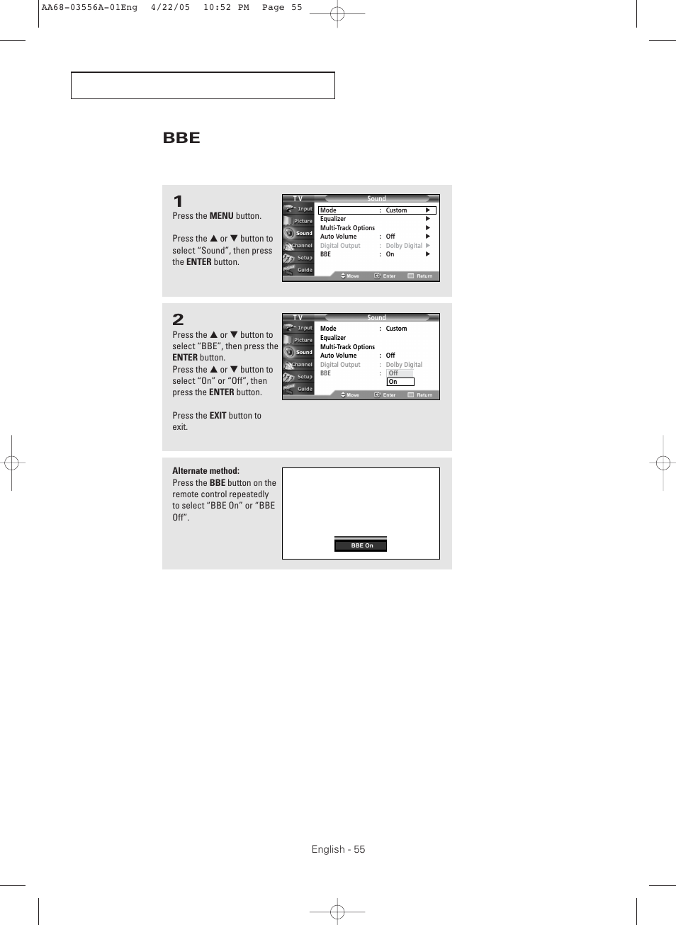 Samsung TXR3079WHKXXAC User Manual | Page 55 / 80