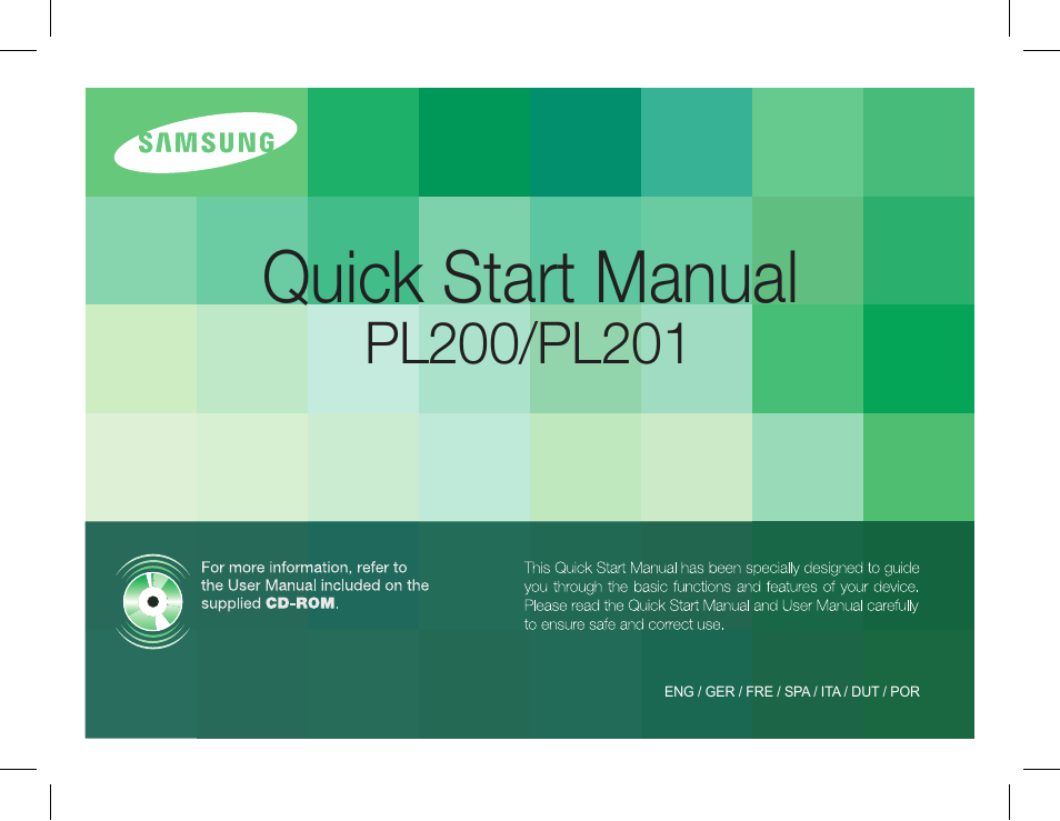 Samsung EC-PL200ZBPBUS User Manual | 72 pages