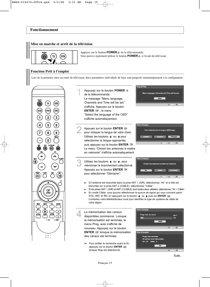 Samsung LNS5797DX-XAA User Manual | Page 117 / 302