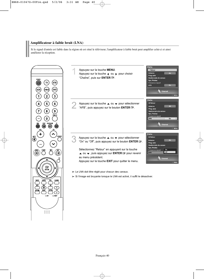 Samsung LNS5797DX-XAA User Manual | Page 142 / 302