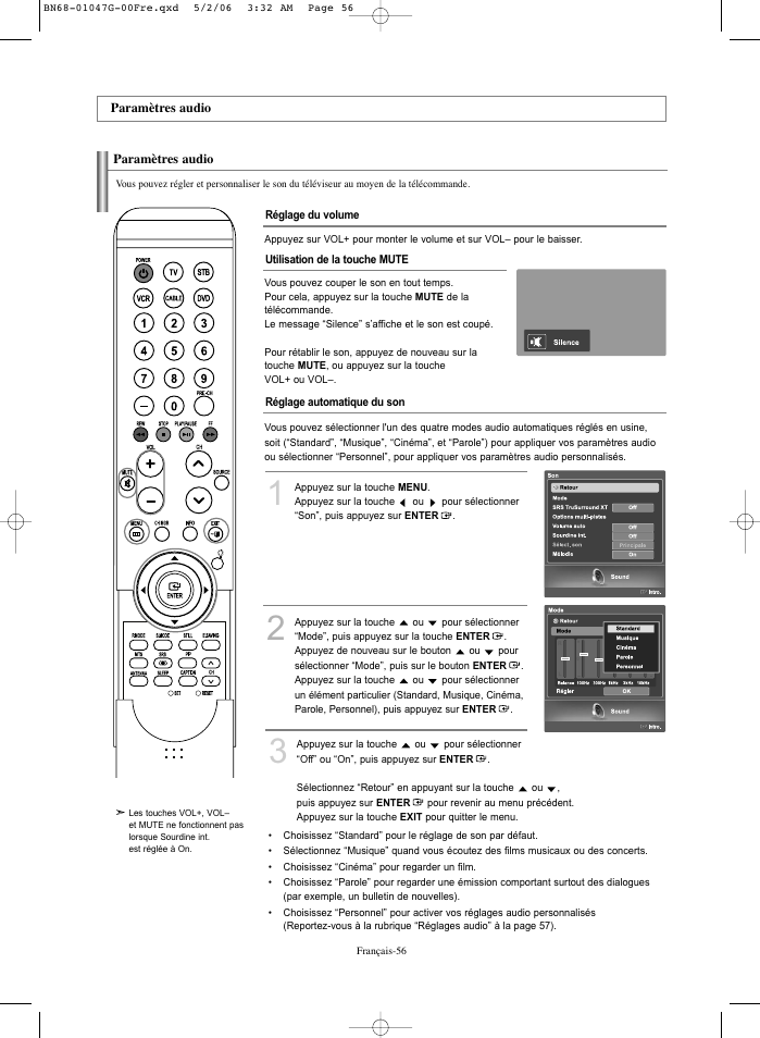 Samsung LNS5797DX-XAA User Manual | Page 158 / 302