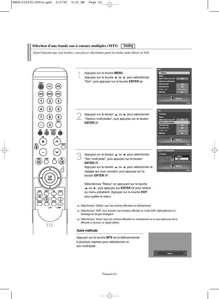 Samsung LNS5797DX-XAA User Manual | Page 163 / 302