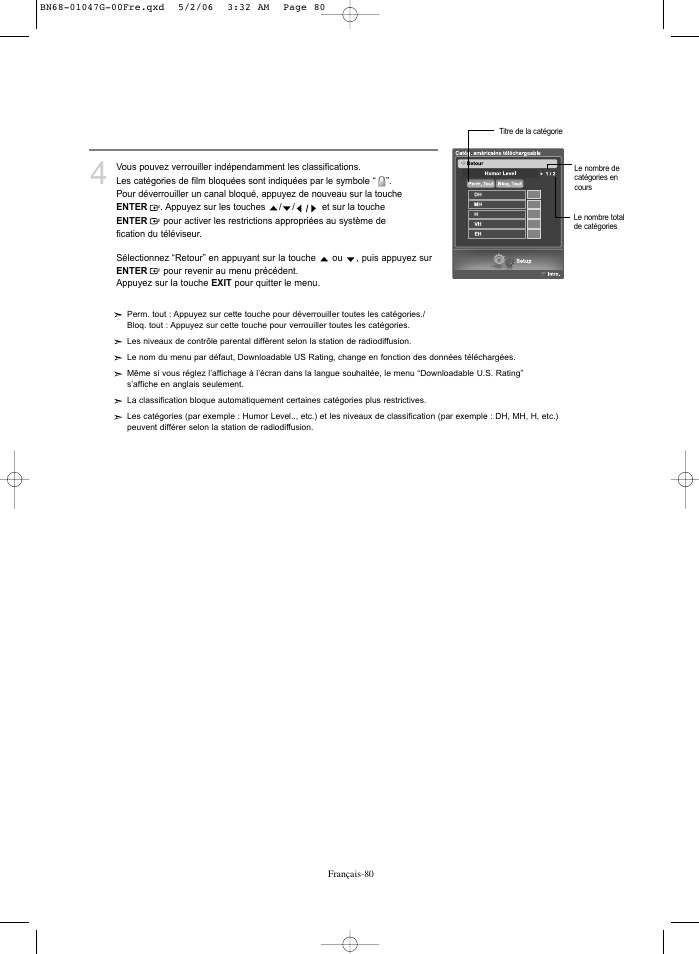 Samsung LNS5797DX-XAA User Manual | Page 182 / 302