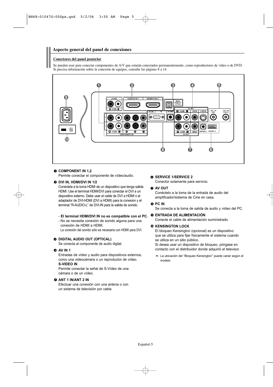 Samsung LNS5797DX-XAA User Manual | Page 207 / 302