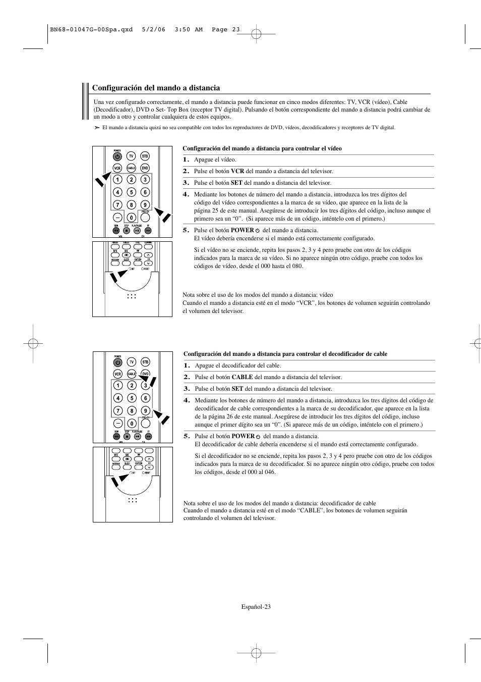 Samsung LNS5797DX-XAA User Manual | Page 225 / 302