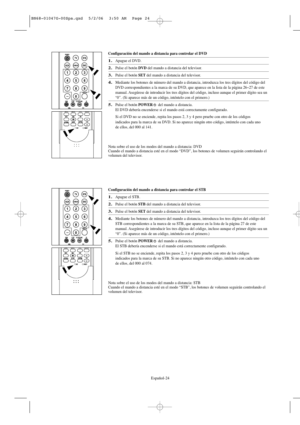 Samsung LNS5797DX-XAA User Manual | Page 226 / 302