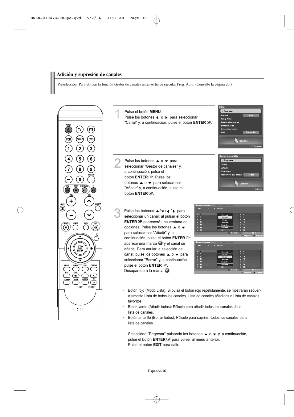 Samsung LNS5797DX-XAA User Manual | Page 238 / 302