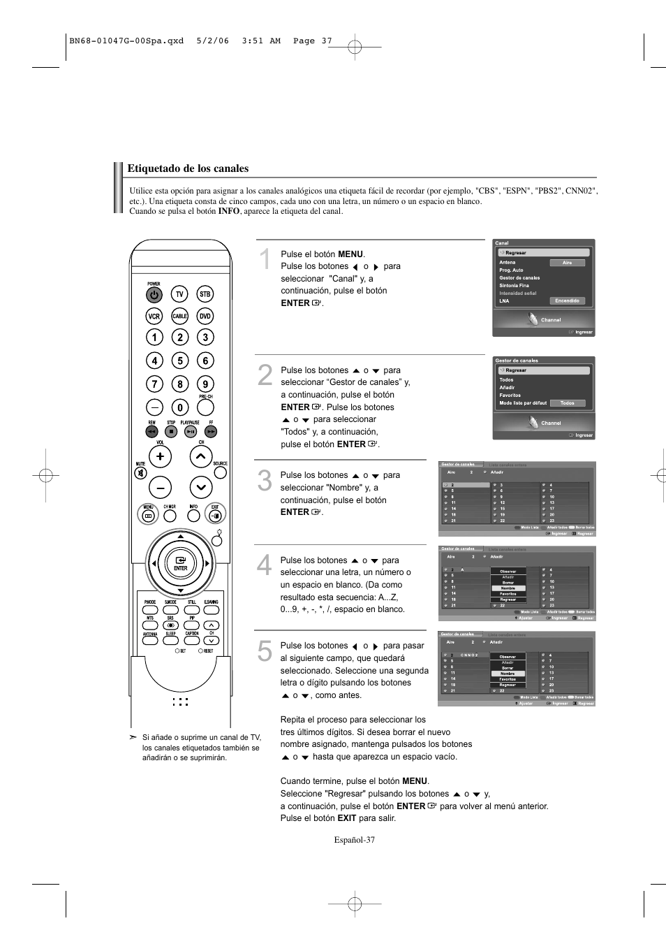 Samsung LNS5797DX-XAA User Manual | Page 239 / 302