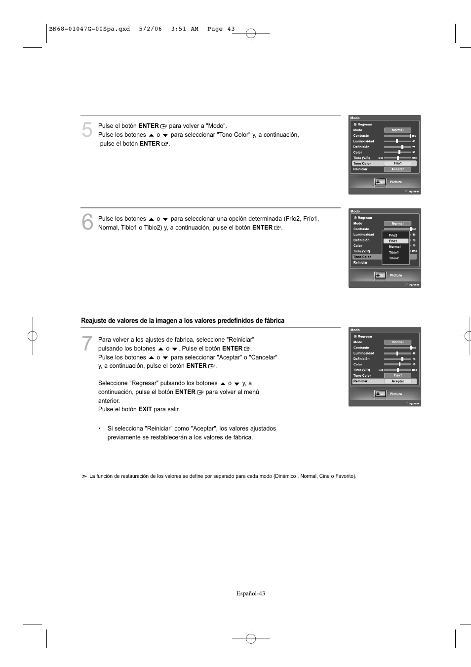 Samsung LNS5797DX-XAA User Manual | Page 245 / 302