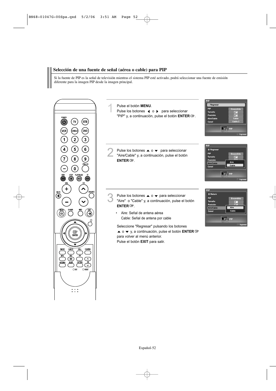 Samsung LNS5797DX-XAA User Manual | Page 254 / 302