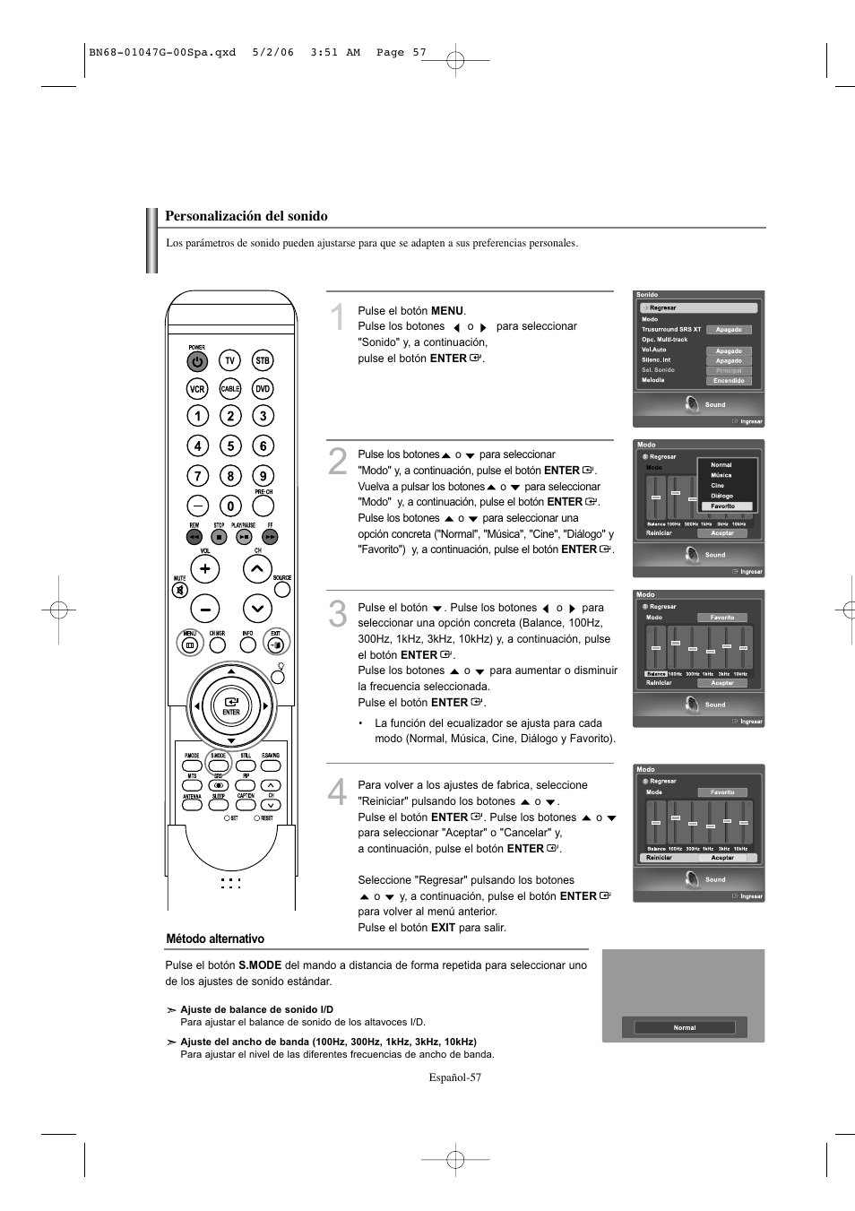 Samsung LNS5797DX-XAA User Manual | Page 259 / 302