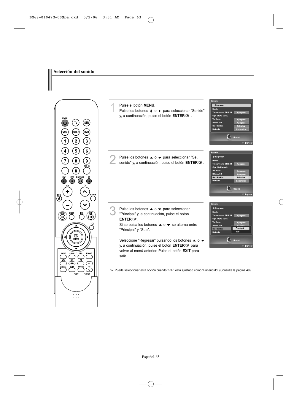 Samsung LNS5797DX-XAA User Manual | Page 265 / 302