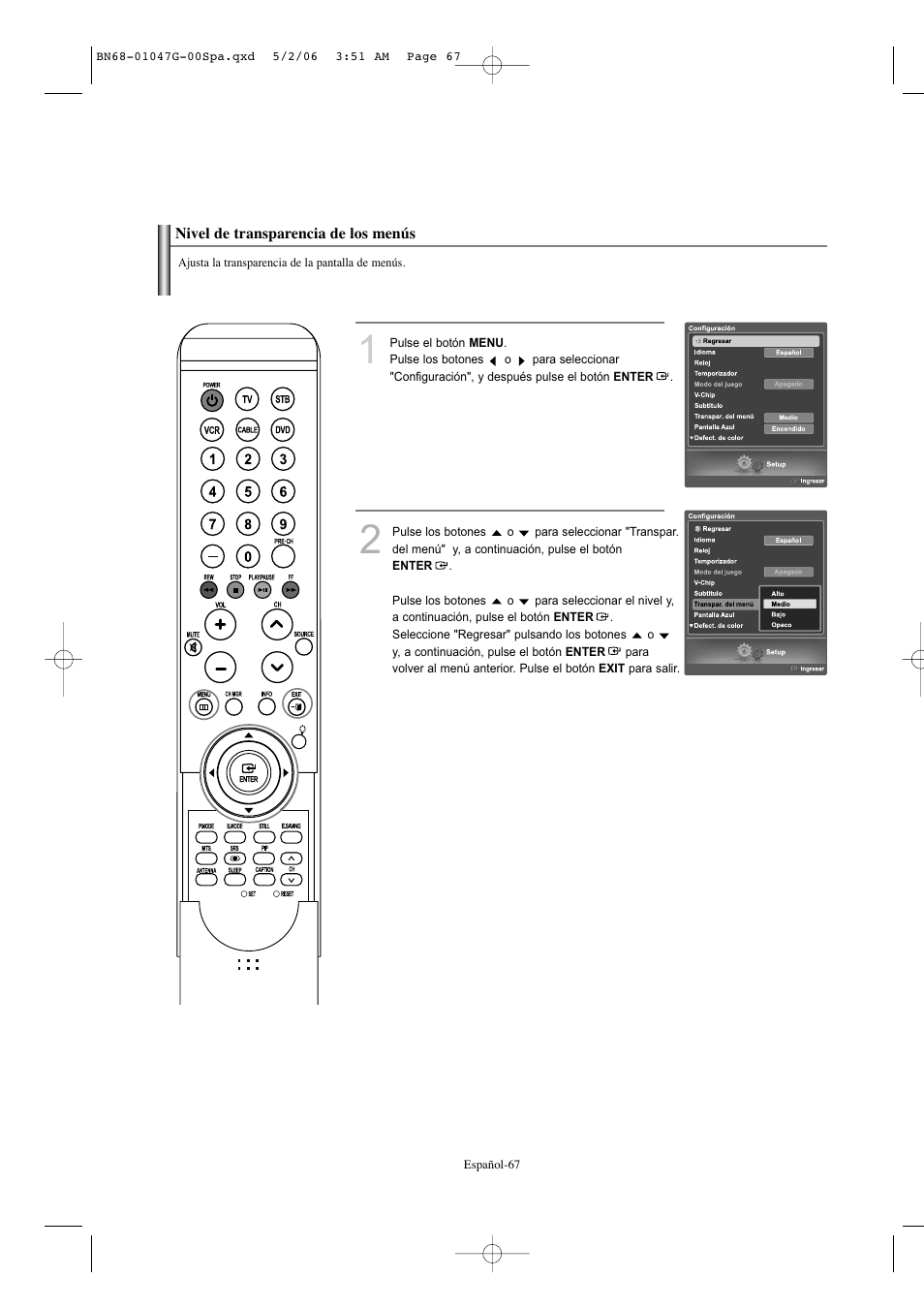 Samsung LNS5797DX-XAA User Manual | Page 269 / 302