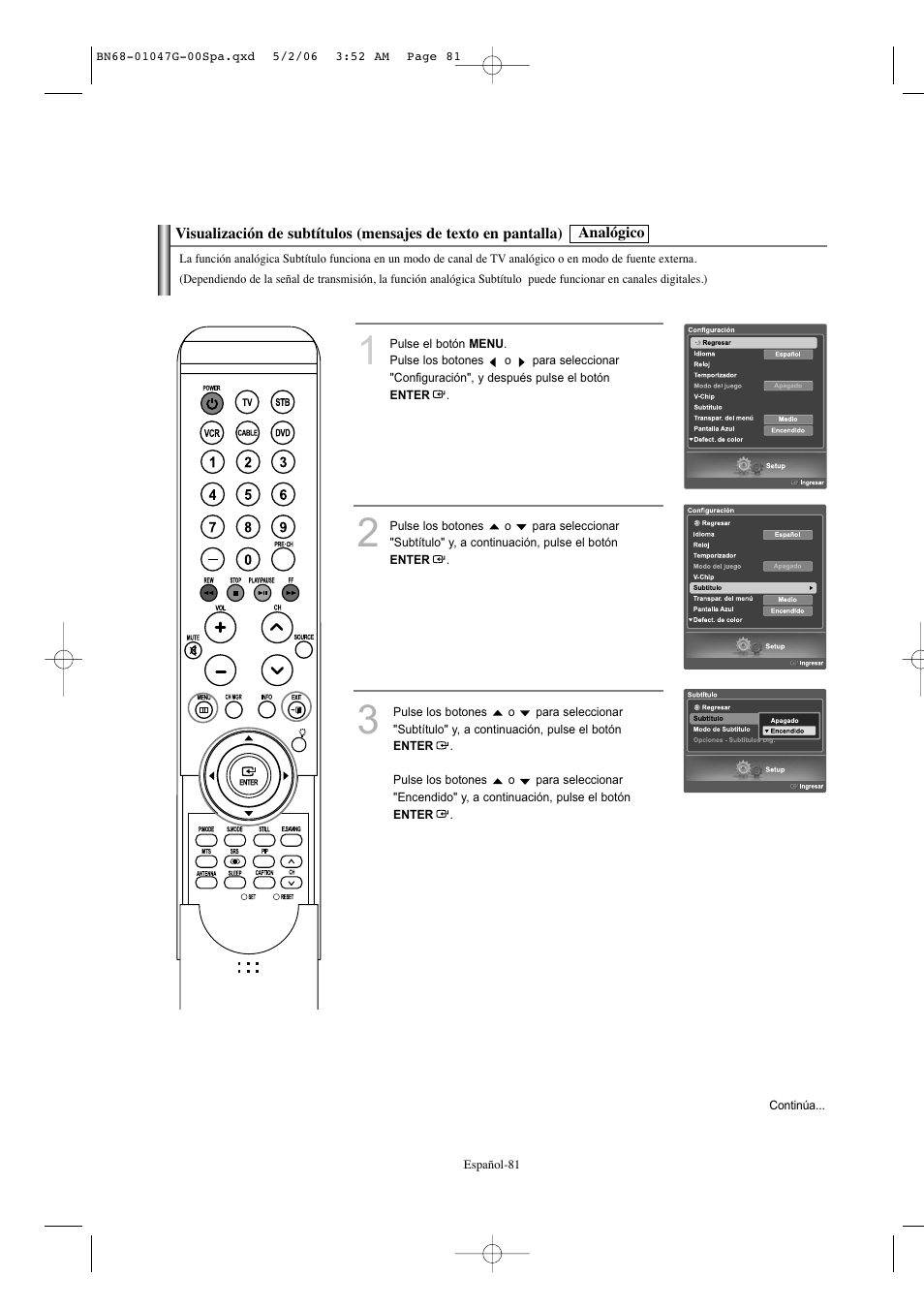 Samsung LNS5797DX-XAA User Manual | Page 283 / 302