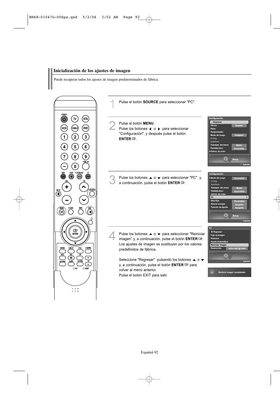 Samsung LNS5797DX-XAA User Manual | Page 294 / 302