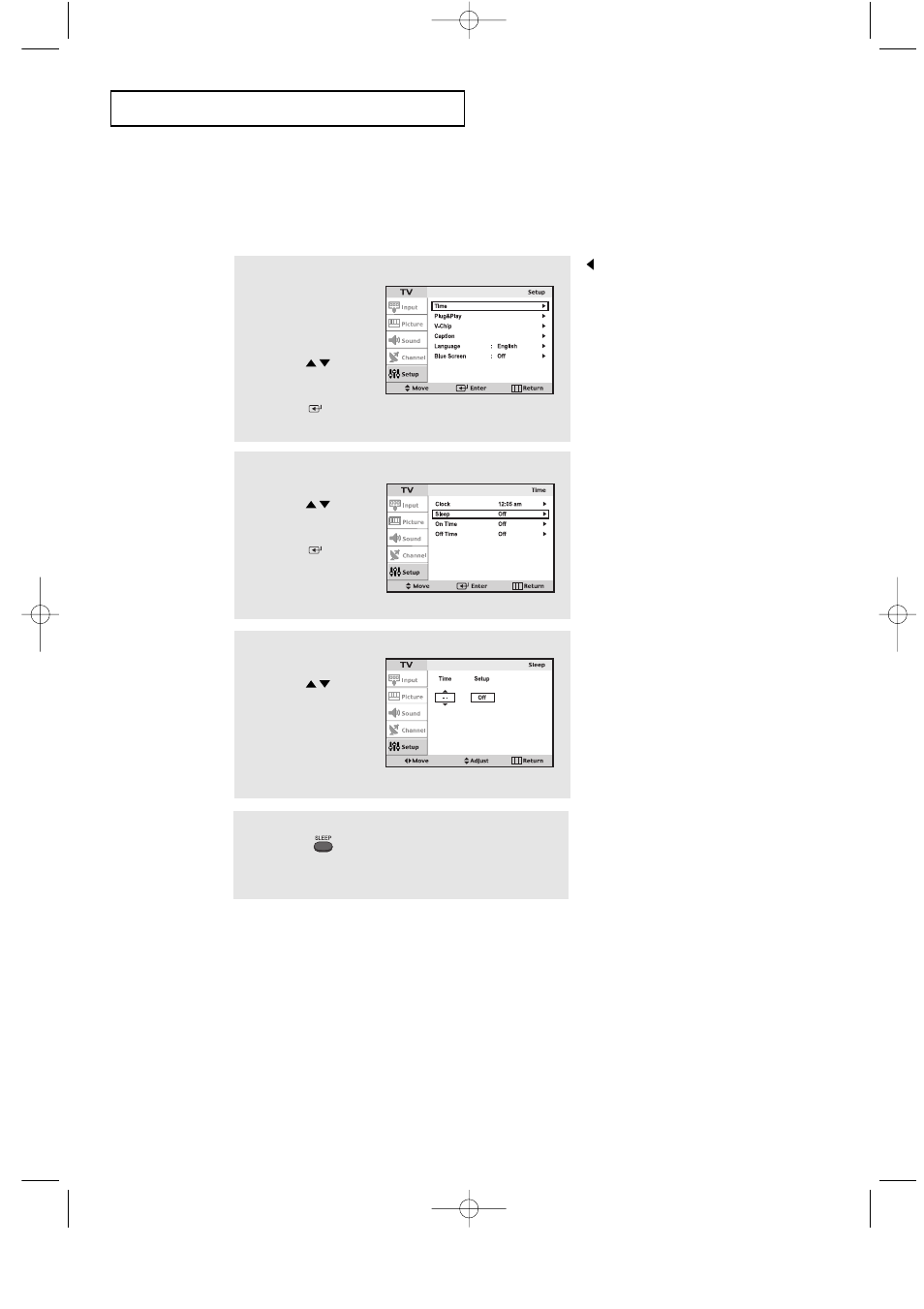 Setting the sleep timer | Samsung LTN1535X-XAC User Manual | Page 38 / 49