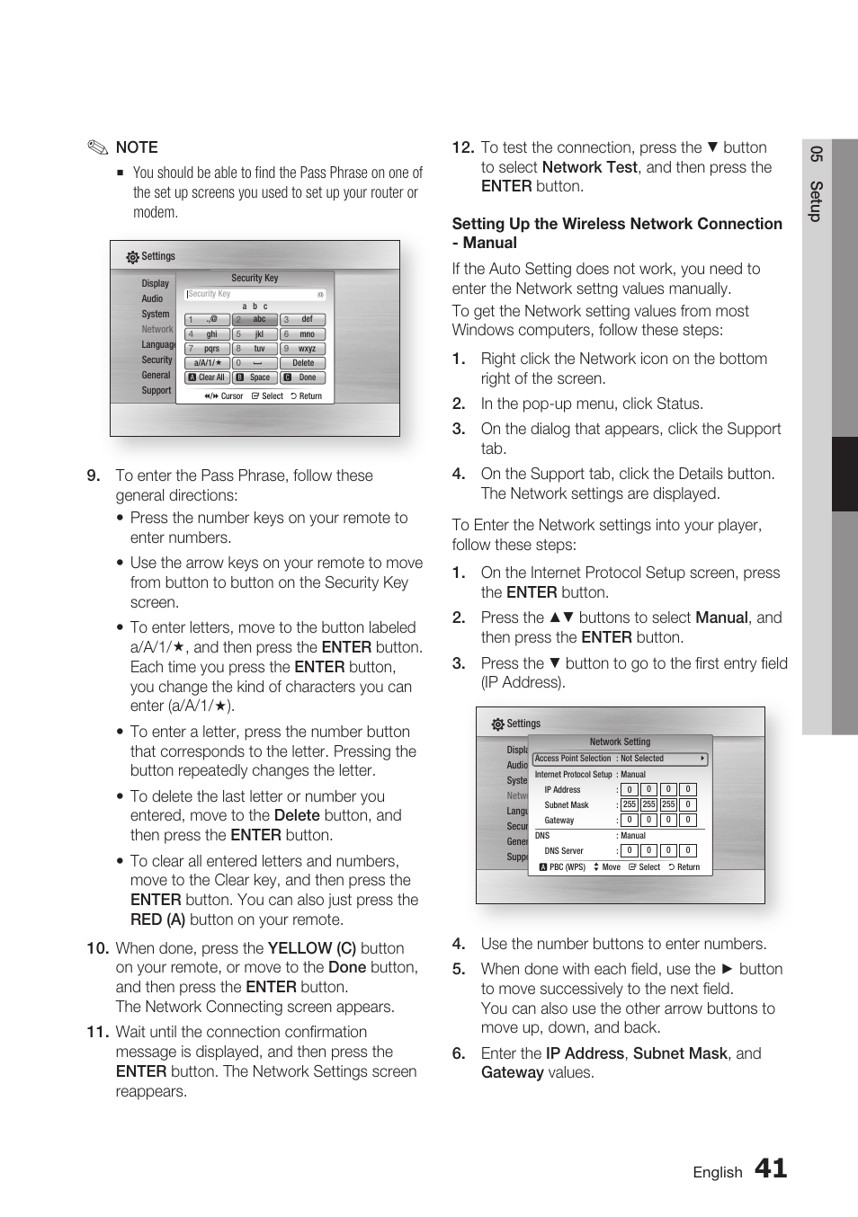 Samsung BD-C7500-XAA User Manual | Page 41 / 70