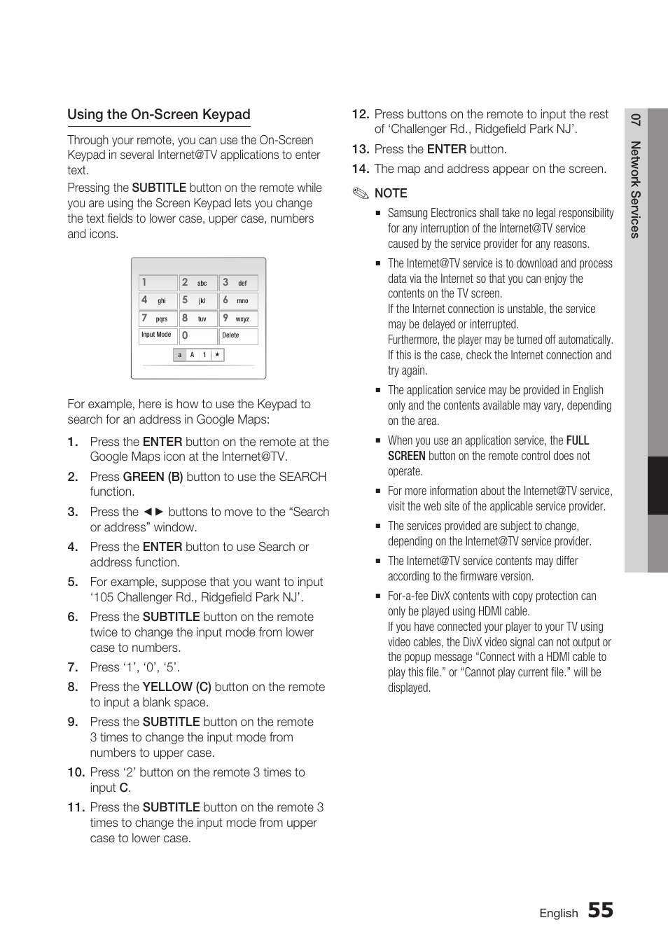 Samsung BD-C7500-XAA User Manual | Page 55 / 70