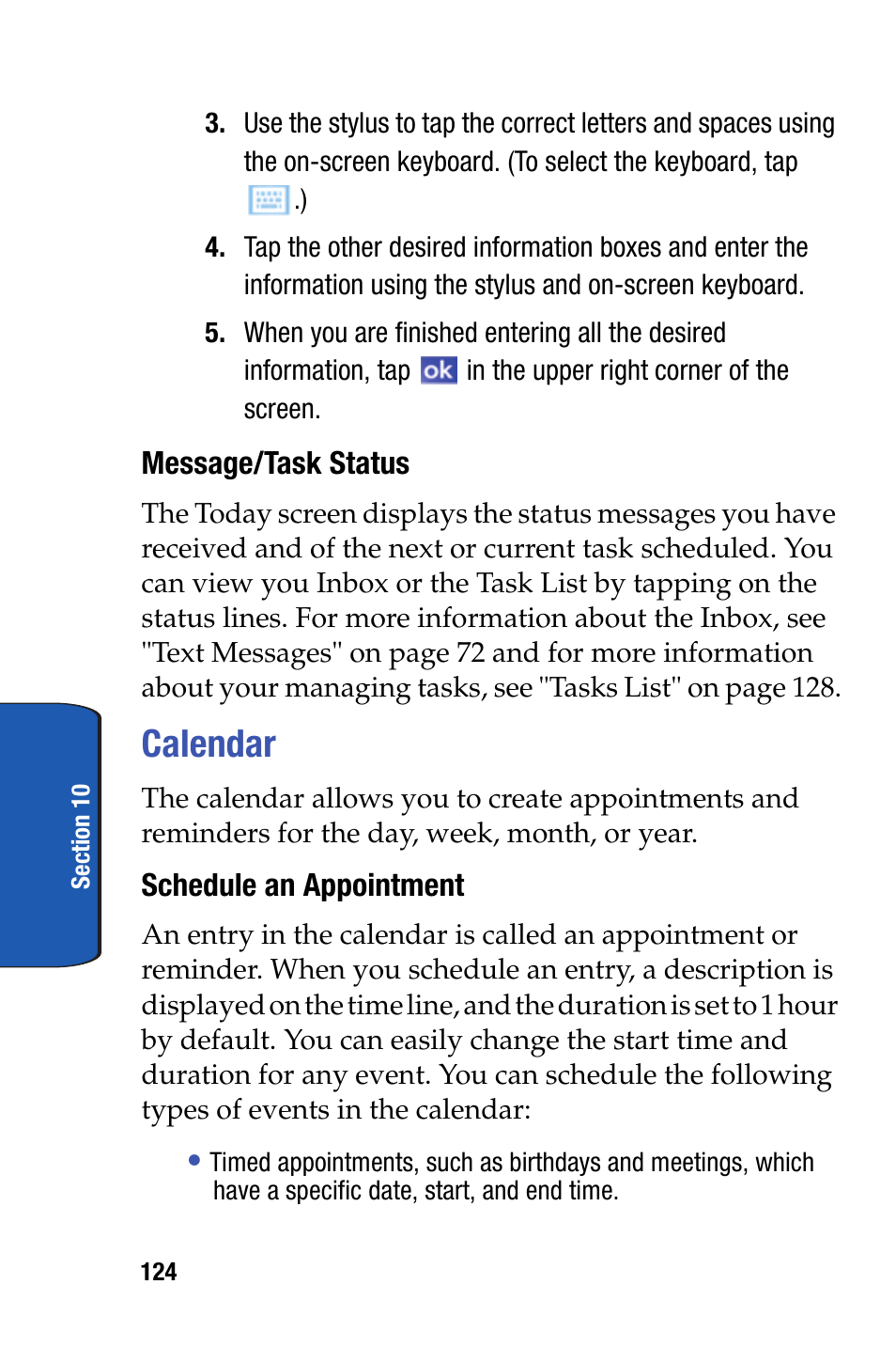 Calendar | Samsung SCH-I730ZKVXAR User Manual | Page 124 / 214