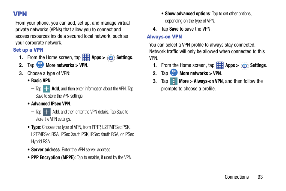 Samsung SM-G900VZDAVZW User Manual | Page 100 / 167
