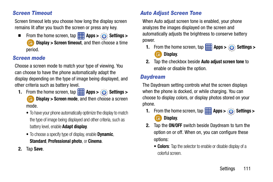 Samsung SM-G900VZDAVZW User Manual | Page 118 / 167