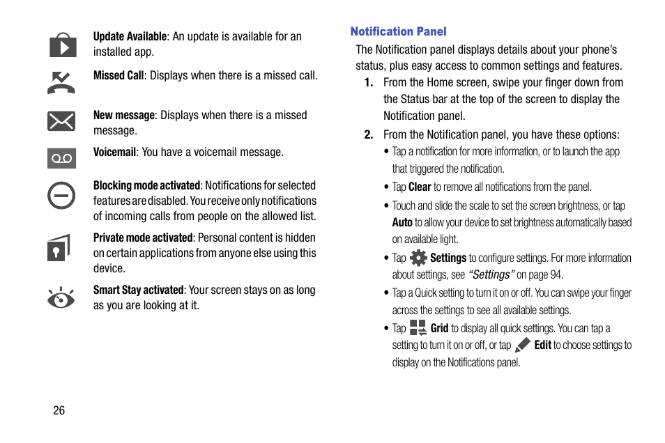 Samsung SM-G900VZDAVZW User Manual | Page 33 / 167