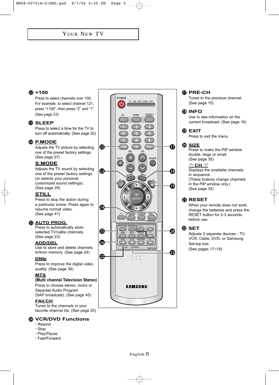 Samsung LNP267WX-XAA User Manual | Page 11 / 79