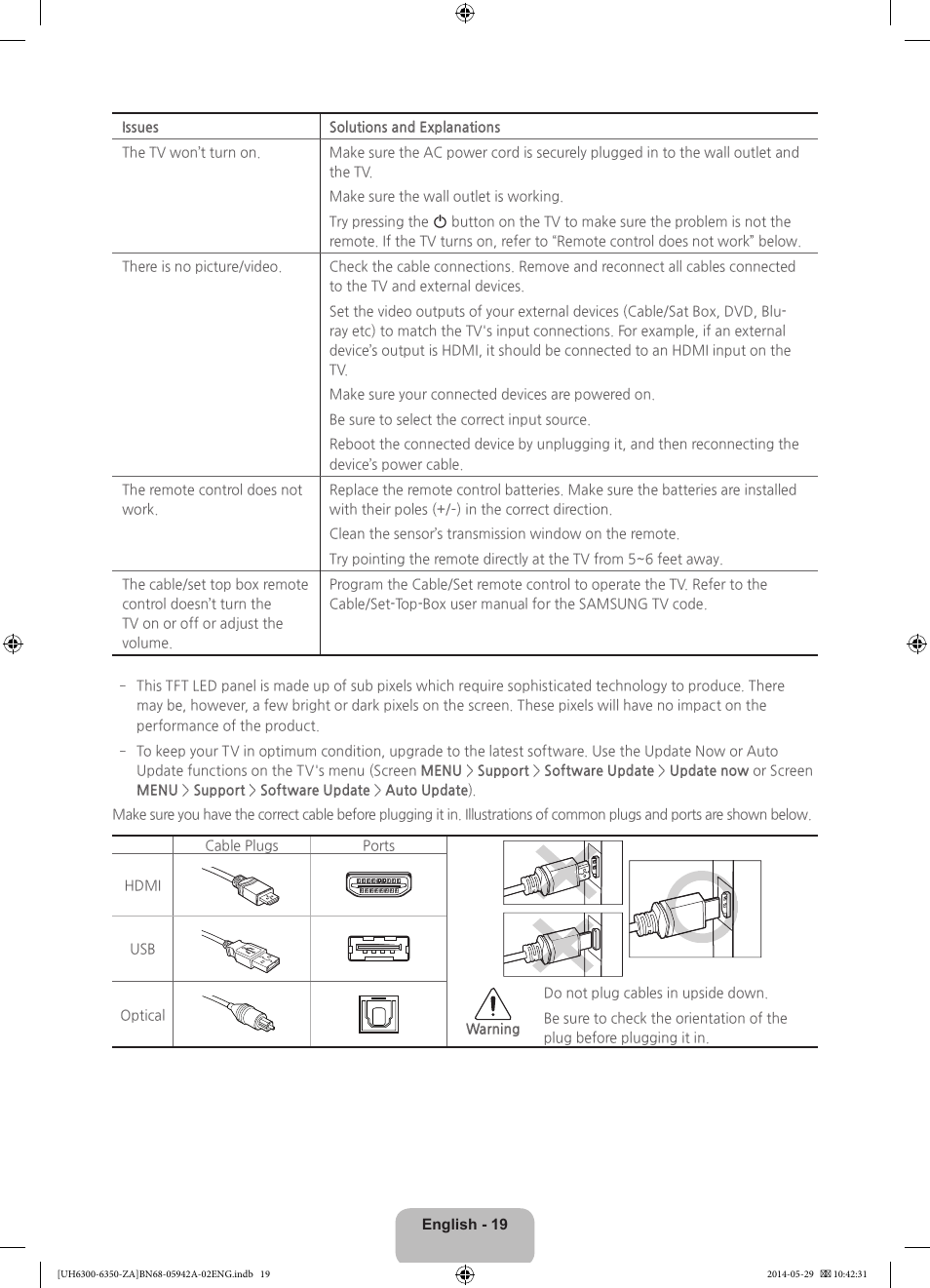 Samsung UN75H6350AFXZA User Manual | Page 19 / 34