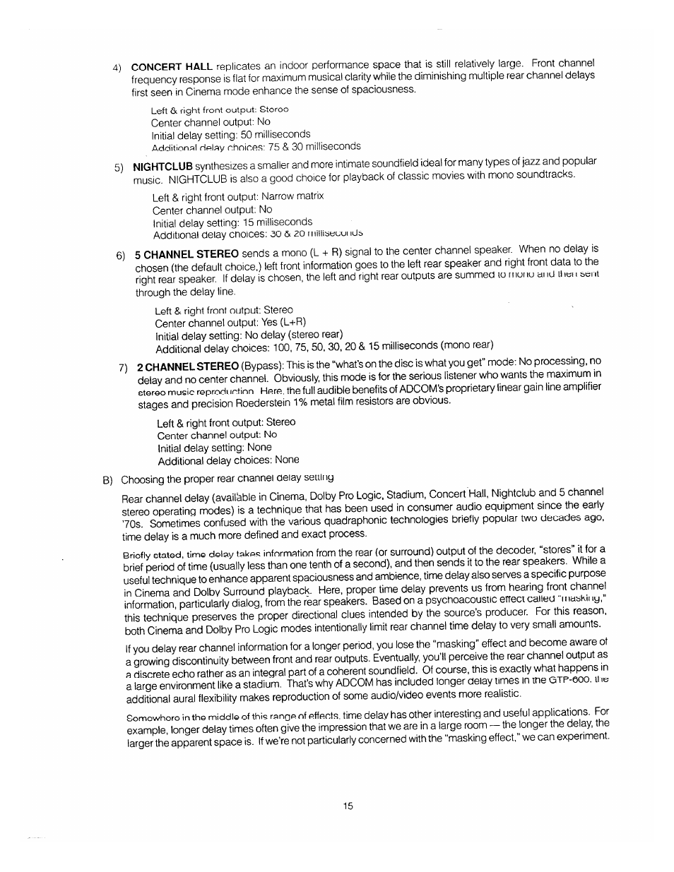 Adcom GTP-600 User Manual | Page 17 / 19