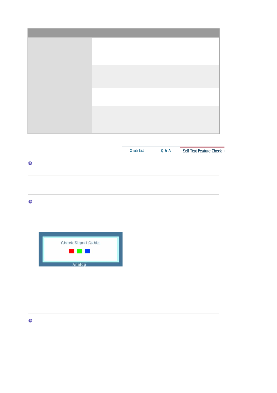 Self-test feature check | Samsung LS19HAXBBQ-XAA User Manual | Page 61 / 77