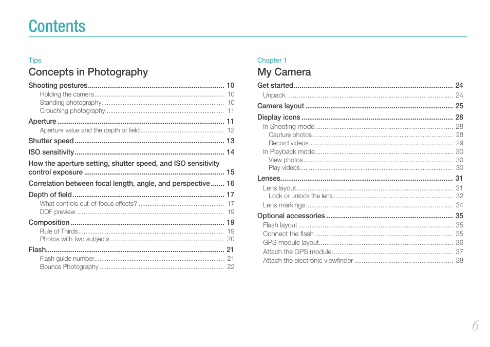 Samsung EV-NX100ZBABUS User Manual | Page 7 / 137