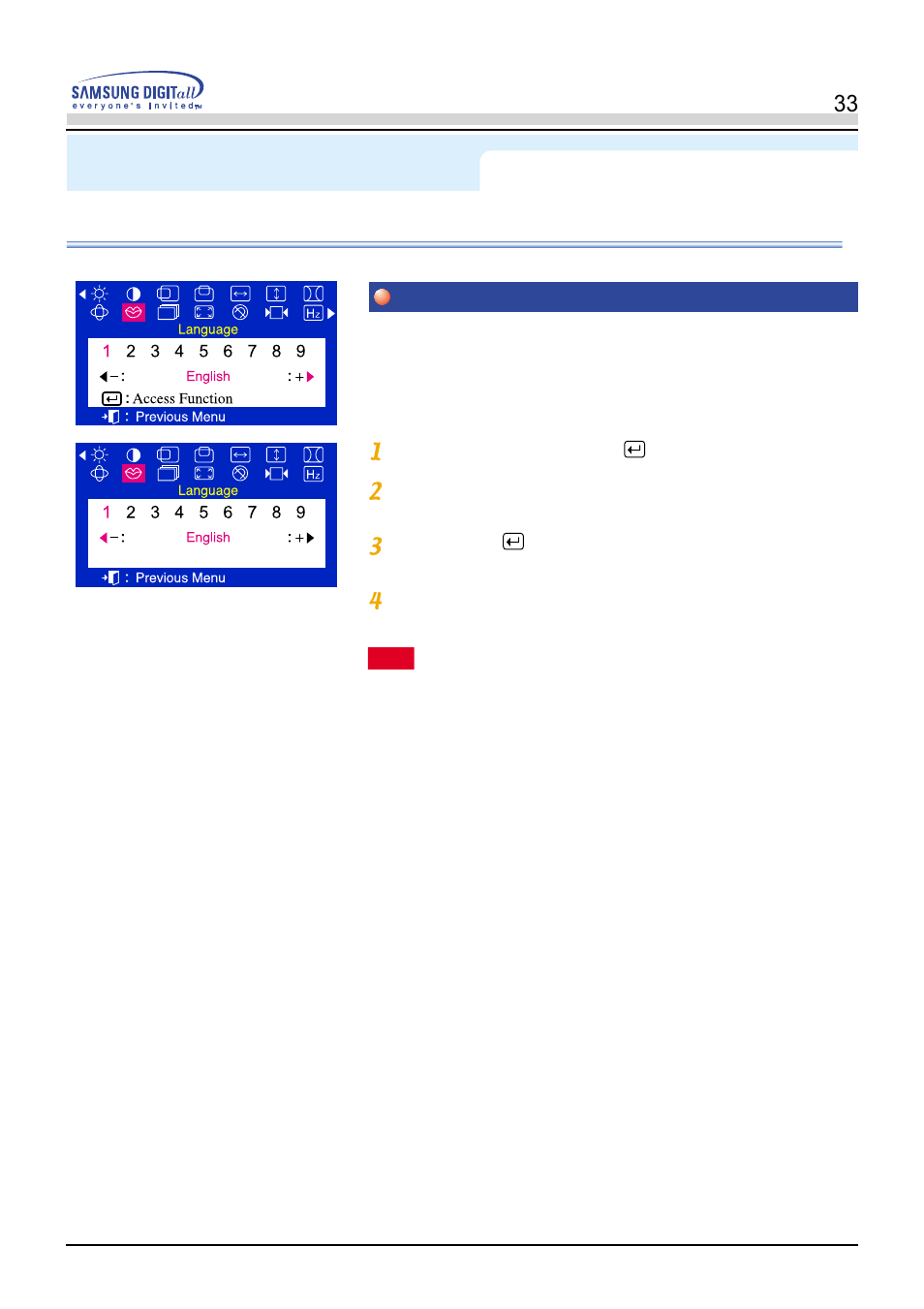 Menu how to adjust | Samsung PN19LU9L User Manual | Page 33 / 61