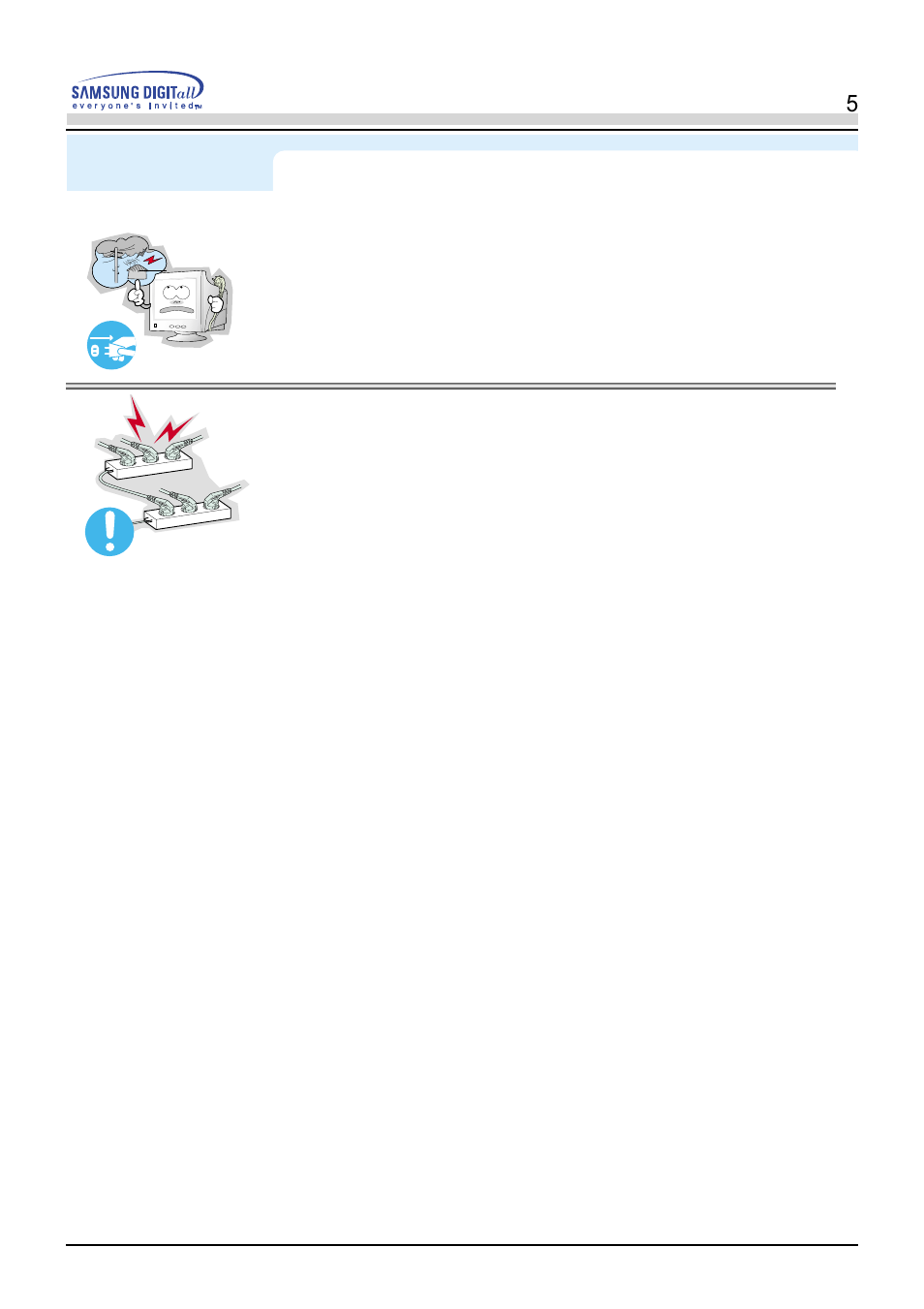 Safety instructions | Samsung PN19LU9L User Manual | Page 5 / 61