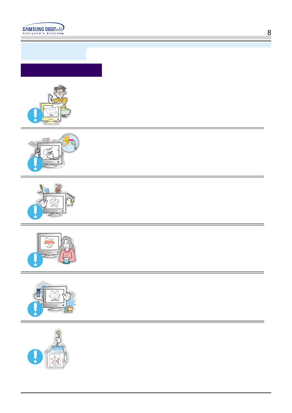 Other, Safety instructions | Samsung PN19LU9L User Manual | Page 8 / 61
