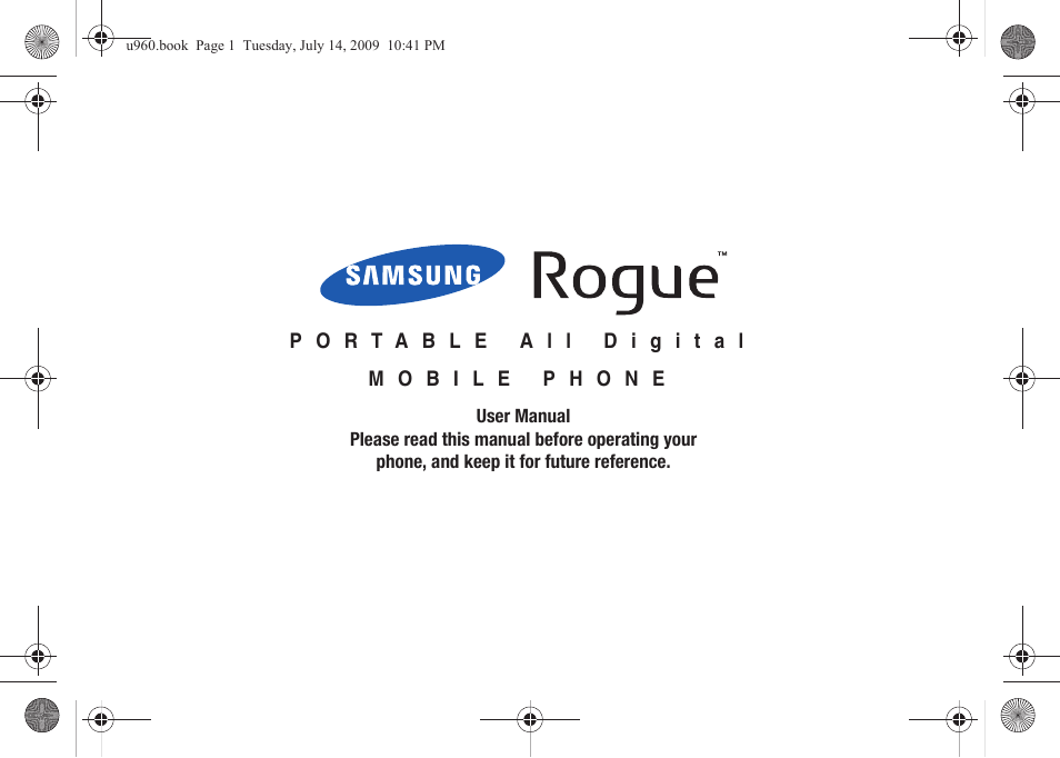 Samsung SCH-U960ZSAVZW User Manual | 201 pages