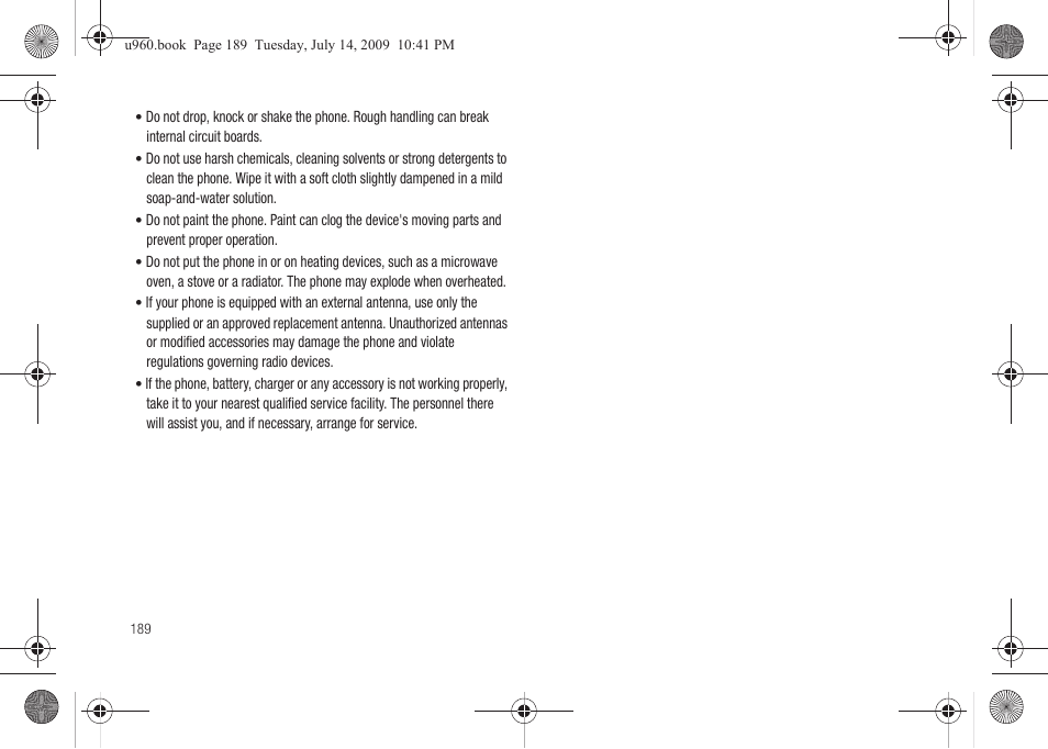 Samsung SCH-U960ZSAVZW User Manual | Page 192 / 201