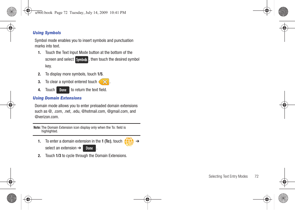 Samsung SCH-U960ZSAVZW User Manual | Page 75 / 201